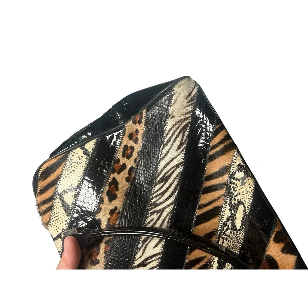 Rafe New York Animal Print, Black Animal Print, Handbag - Picture 15 of 16